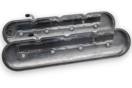 Granatelli Motor Sports LS Valve Cover Polished Finish, 4.8, 5.3, 5.7, 6.0, 6.2, 7.0L, Pair - 640366