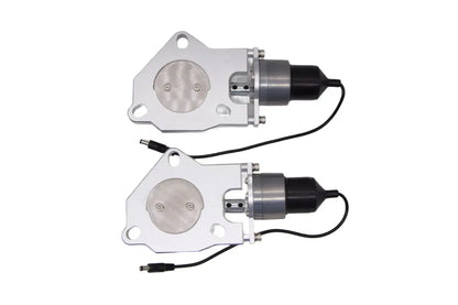 Granatelli 2.25-Inch Dual Round Electronic Mild Steel Slip-Fit Exhaust Cutout Kit – 303522D