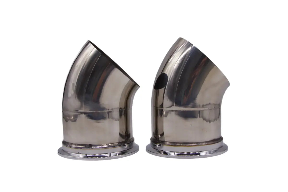 Granatelli 4-Inch Dual Round Electronic Stainless Steel Weld-In Exhaust Cutout Kit – 307540K