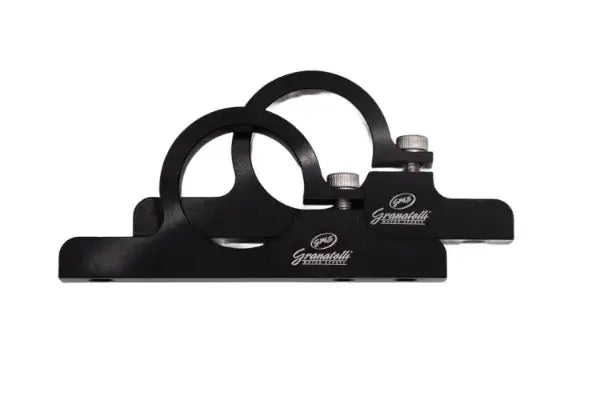 Granatelli Universal 1.50" (38mm) Aluminum Fuel Filter Mounting Bracket – Black – 383538B