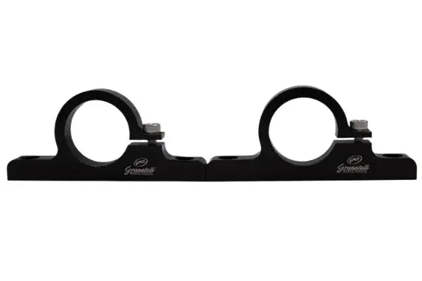 Granatelli Universal 1.50" (38mm) Aluminum Fuel Filter Mounting Bracket – Black – 383538B