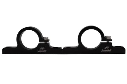 Granatelli Universal 1.75" (44mm) Aluminum Fuel Filter Mounting Bracket – Black – 383544B