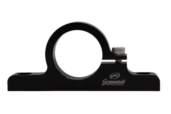 Granatelli Universal 2.00" (50mm) Aluminum Fuel Filter Mounting Bracket – Black – 383550B
