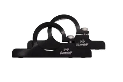 Granatelli Universal 2.00" (50mm) Aluminum Fuel Filter Mounting Bracket – Black – 383550B