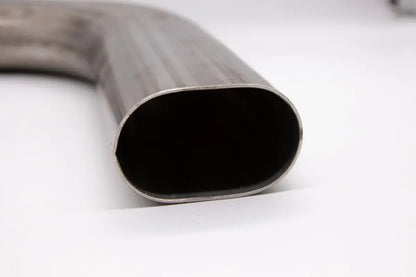 Granatelli 3" Oval Exhaust Tubing Horizontal 90° Bend – 313537