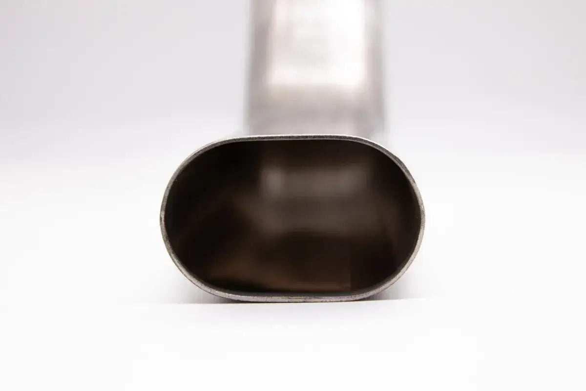 Granatelli 3" Oval Exhaust Tubing Vertical 45° Bend - 313538