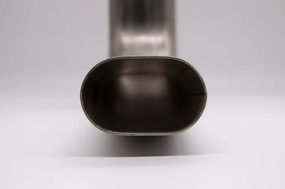 Granatelli 3" Oval Exhaust Tubing Vertical 90° Bend – 313539