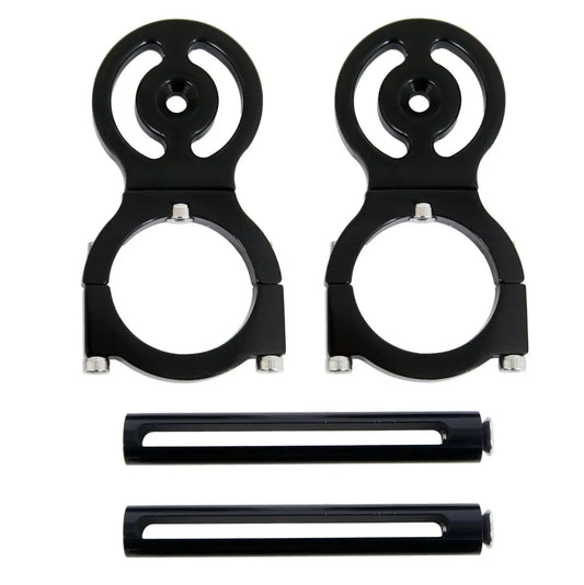 Granatelli 1.50-Inch Race Belt Residual Slack Harness Collar Set – Black – 800150B