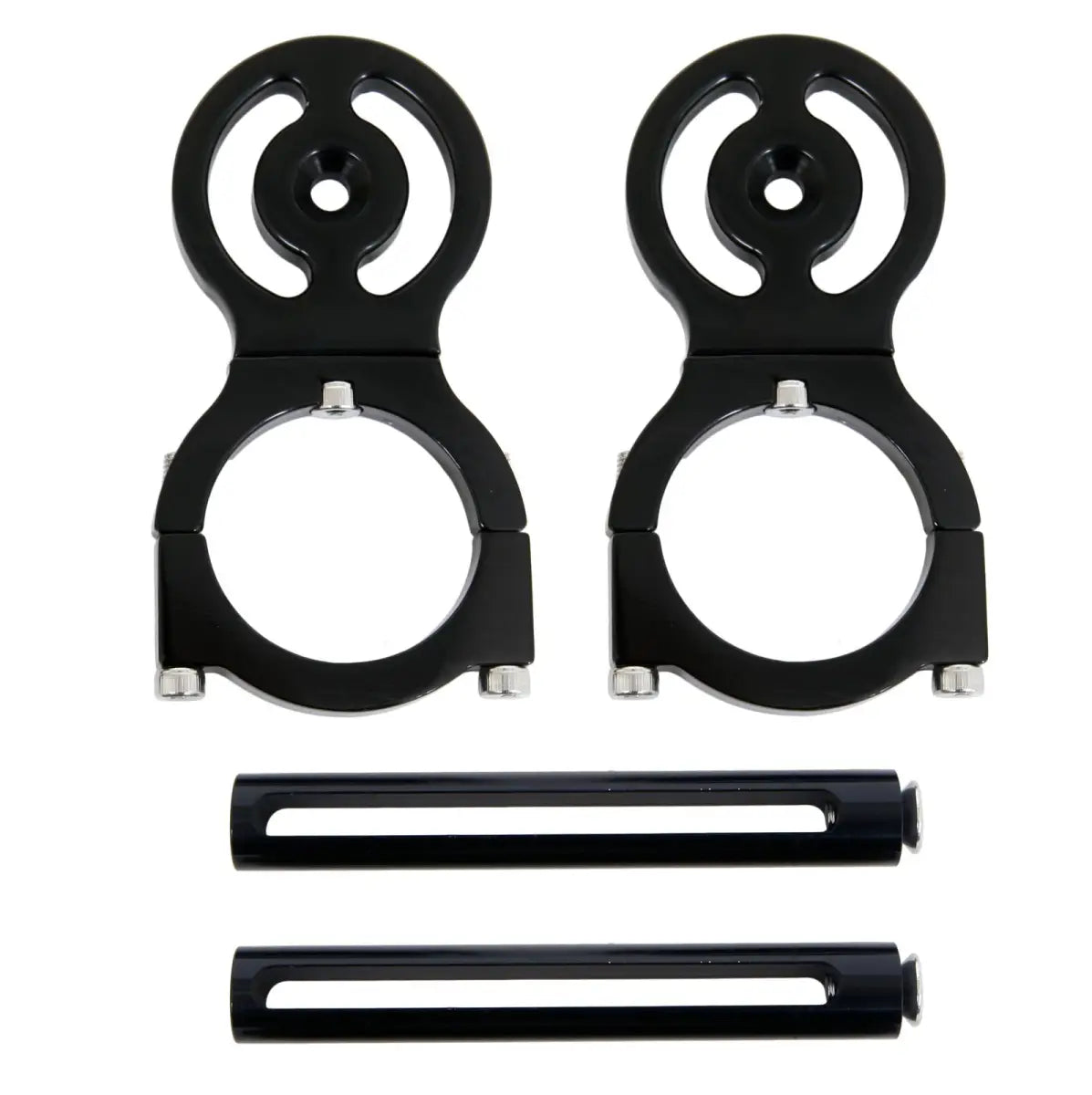 Granatelli 1.652-Inch Race Belt Residual Slack Harness Collar Set – Black – 8001625B