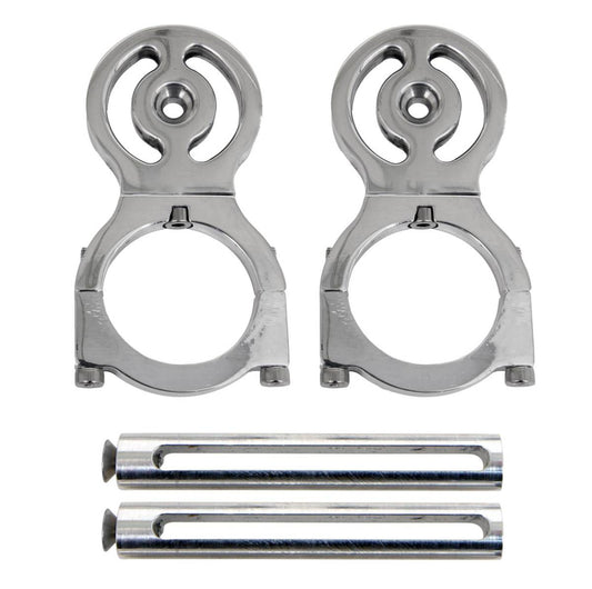 Granatelli 1.652-Inch Race Belt Residual Slack Harness Collar Set – Polished Aluminum – 8001625