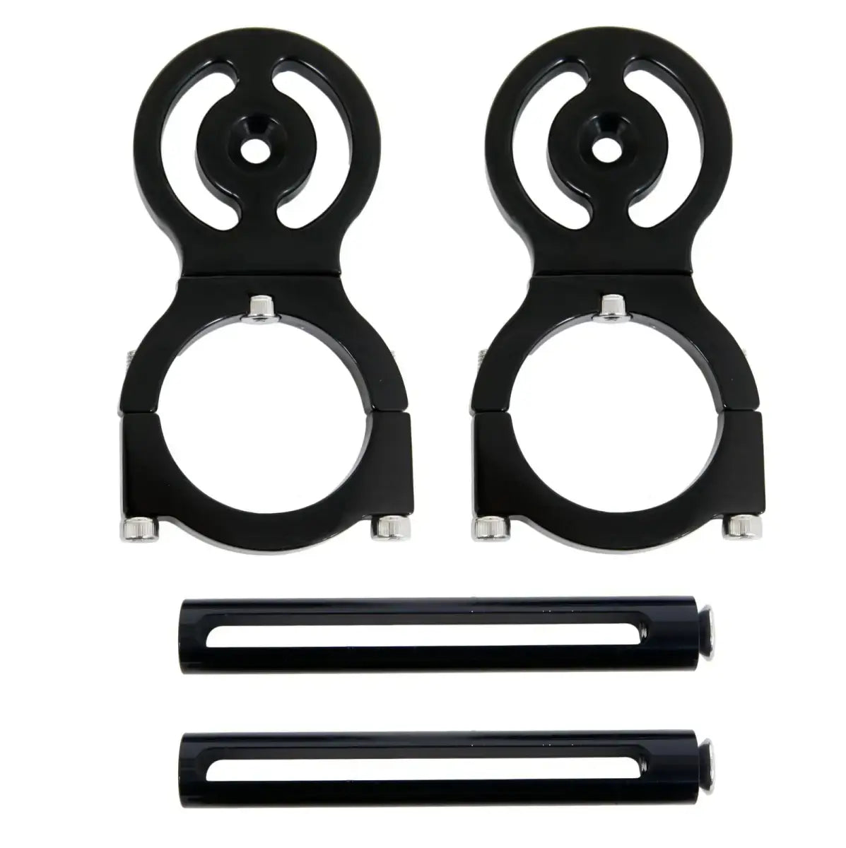 Granatelli 2.00-Inch Race Belt Residual Slack Harness Collar Set – Black – 800200B