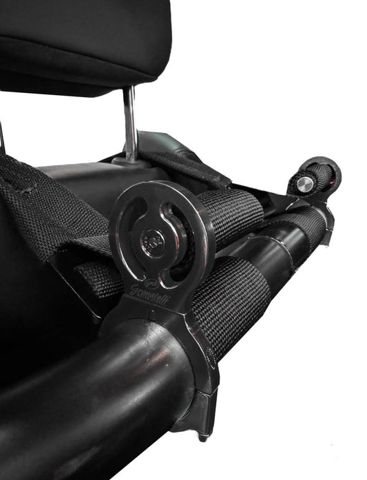 Granatelli 2.00-Inch Race Belt Residual Slack Harness Collar Set – Black – 800200B