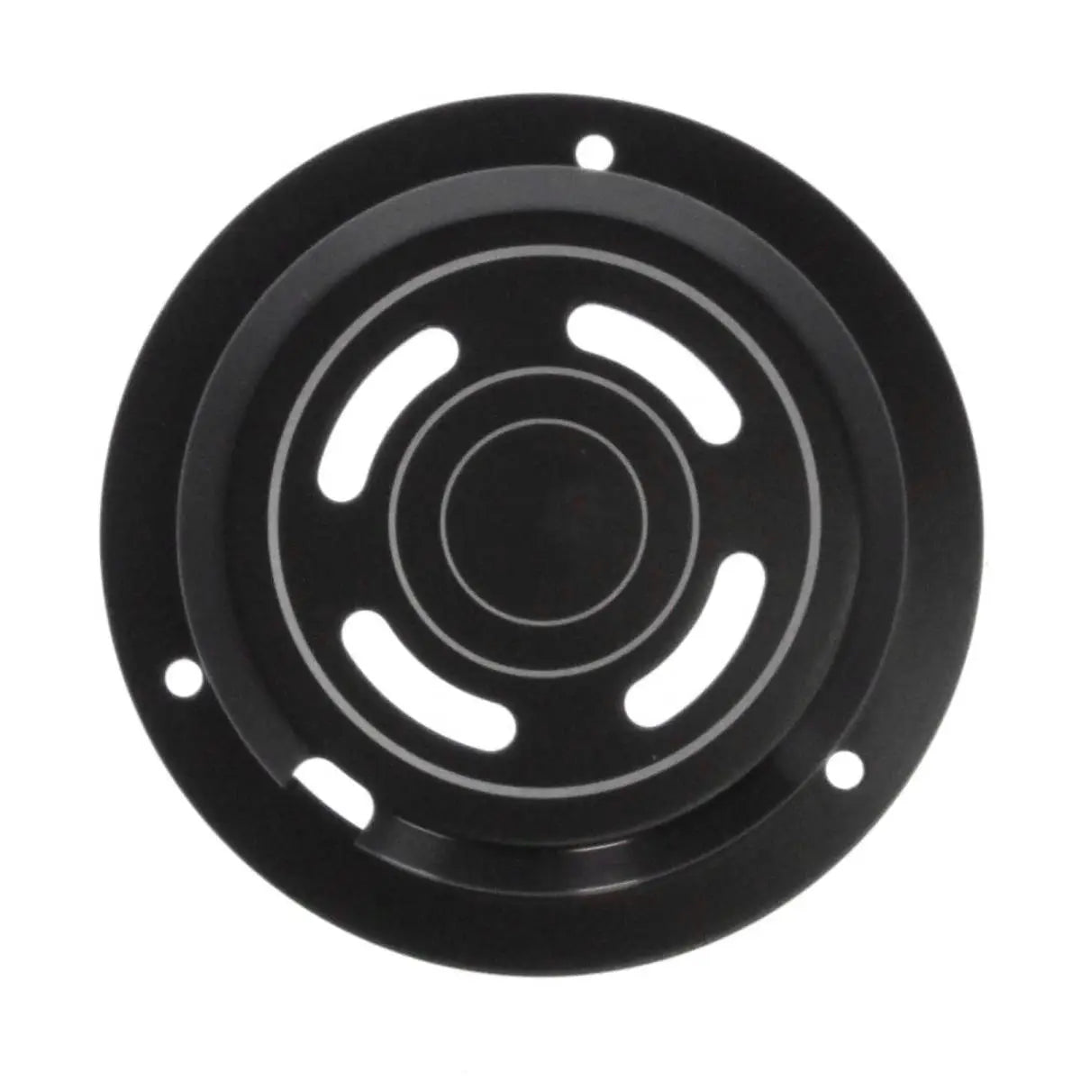 Granatelli Flex-A-Lite Black Billet Fan Cover – 3-Ring Design – 698510BR