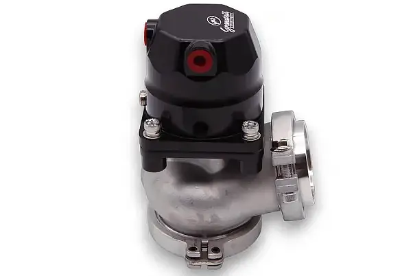 Granatelli 44mm Piston-Actuated External Turbo Wastegate with V-Band – 540261