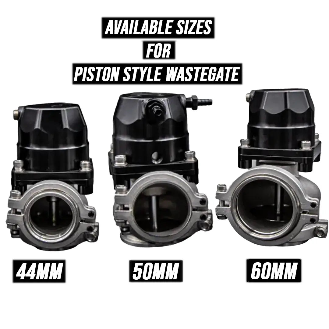 Granatelli 44mm Piston-Actuated External Turbo Wastegate with V-Band – 540261