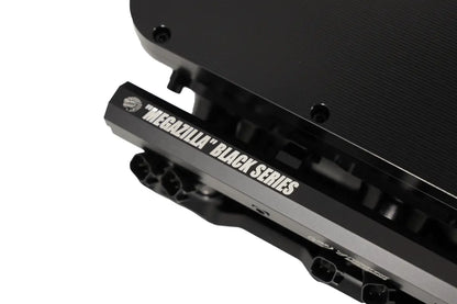 Granatelli MEGAZILLA GM Rectangle-Port Black Billet Intake Manifold w/ Twin 103mm Inlets – 980103