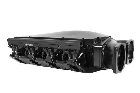 Granatelli MEGAZILLA GM Rectangle-Port Black Billet Intake Manifold w/ Twin 103mm Inlets – 980103