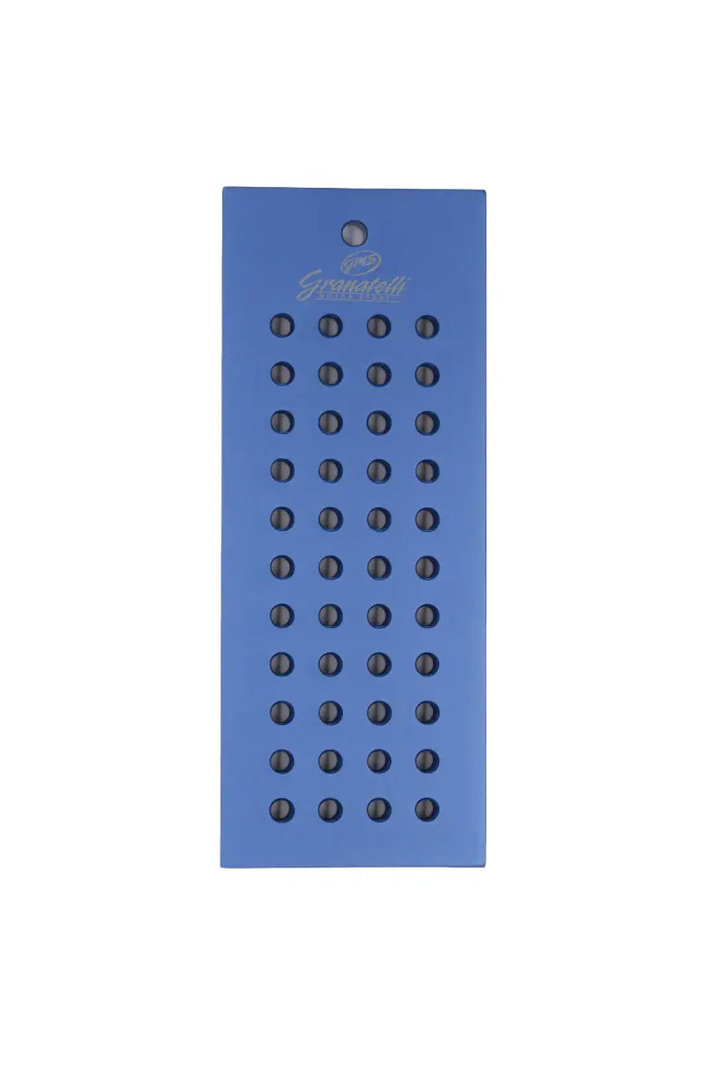 Granatelli Blue Anodized Billet Aluminum Carburetor Jet Holder – 1/4-28 Threaded Holes – 540111
