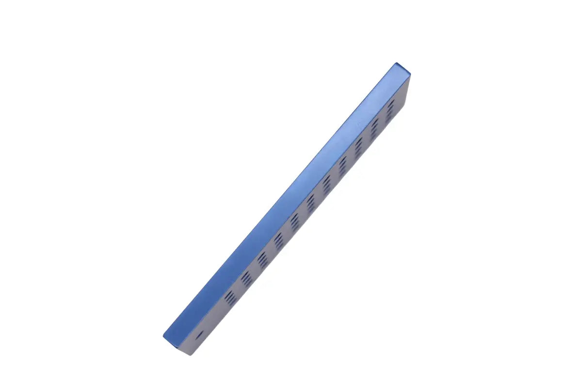Granatelli Blue Anodized Billet Aluminum Carburetor Jet Holder – 1/4-28 Threaded Holes – 540111