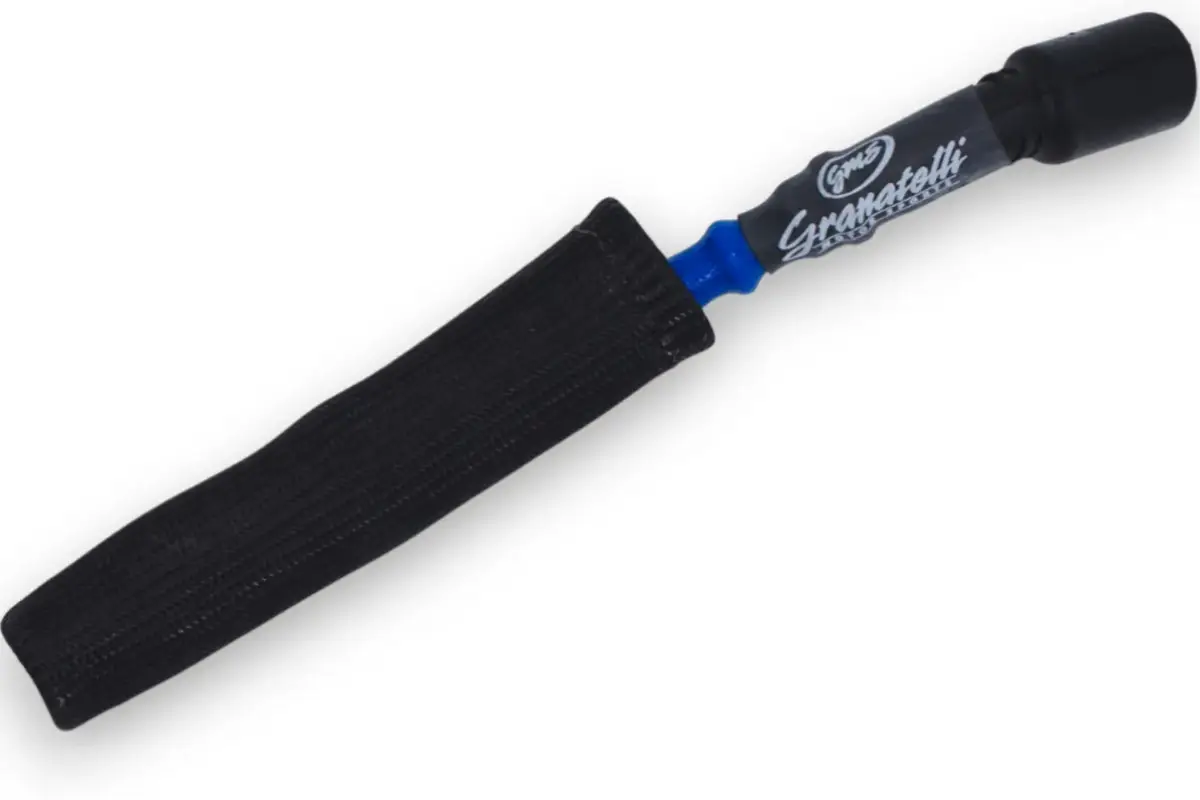 Granatelli 8" GM LS/LT 0-Ohm Blue Single Spark Plug Wire w/ Black Kevlar Boot – 28-1811-1BLB