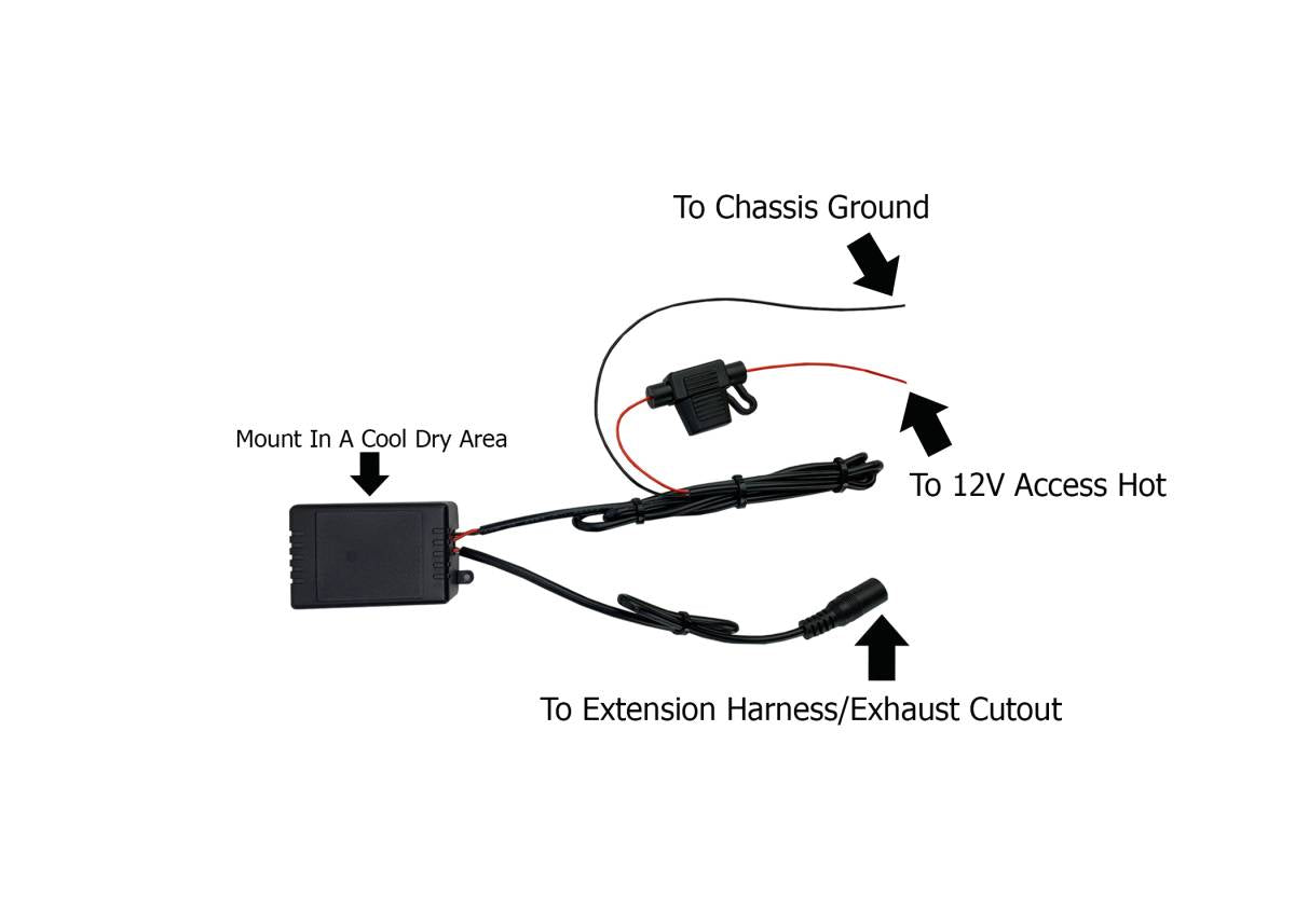 Granatelli Wireless Remote for Single Electronic Exhaust Cutout – 303510R