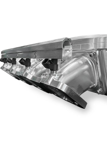 Granatelli ZILLA GM Rectangle-Port Silver Billet Intake Manifold w/ 105mm Inlet – 980105S