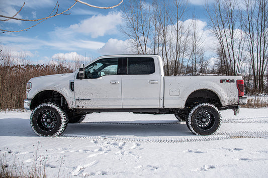 7 Inch Lift Kit W/ 4-Link - FOX 2.5 Performance Elite Coil-Over Conversion - Ford F250/F350 Super Duty (20-22) 4WD - Diesel