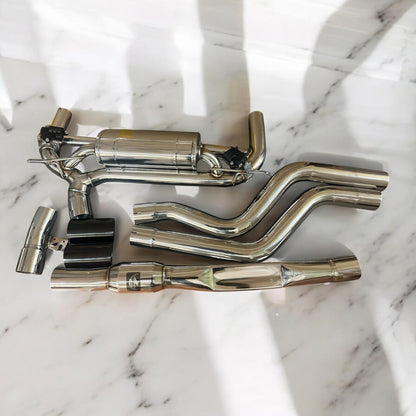 2015-2019 BMW F30 340i B58 Full Valve Performance Exhaust System | Palenon Performance