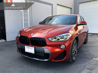 AutoTecknic Gloss Black Front Grille Set - F39 X2