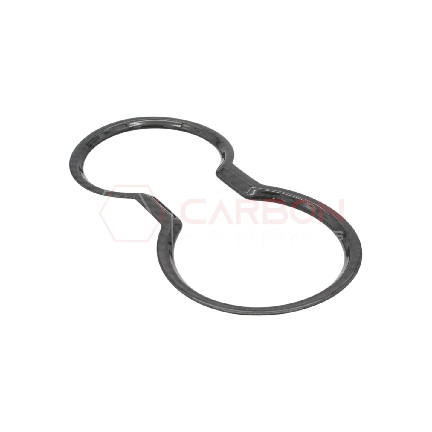 2024+ S650 Mustang Hard Carbon Fiber Cup Holder Trim Cover