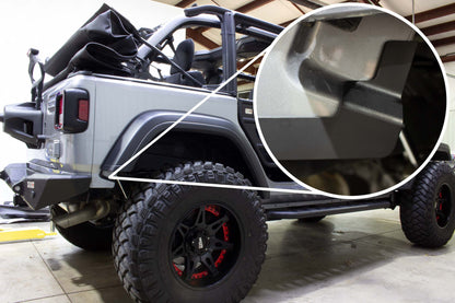 Fishbone Offroad Quarter Panel Chip Guards for 2018 & Up Jeep Wrangler FB13138