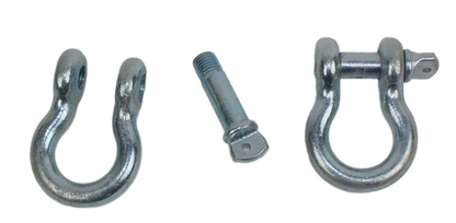 Fishbone Offroad Zinc Coated 3/4 in. D-Ring Set FB21037
