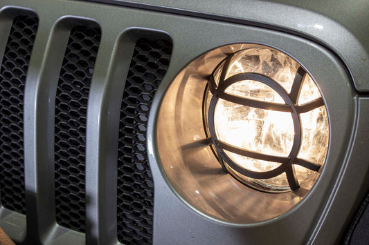 Fishbone Offroad Headlight Guards for 2018 & Up Jeep Wrangler/Gladiator FB21120