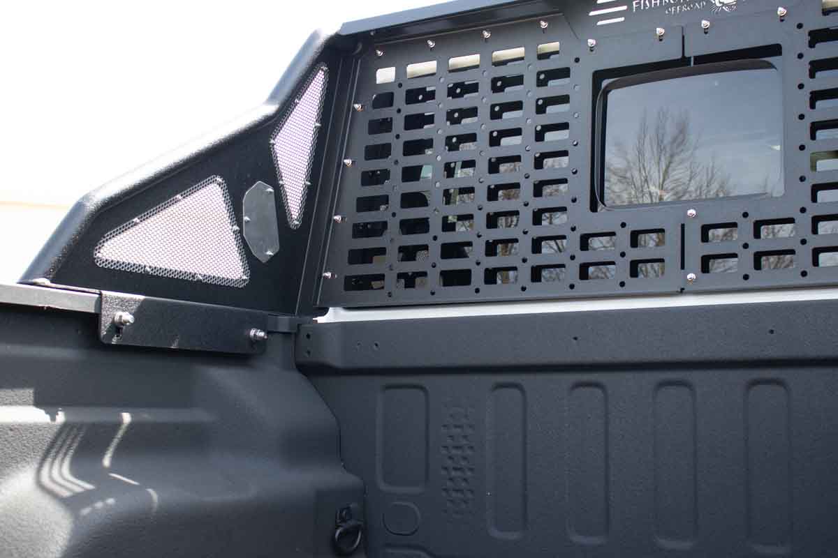 Fishbone Offroad Chase Rack Molle Window Panel for 2020 & Up Jeep Gladiator FB21262