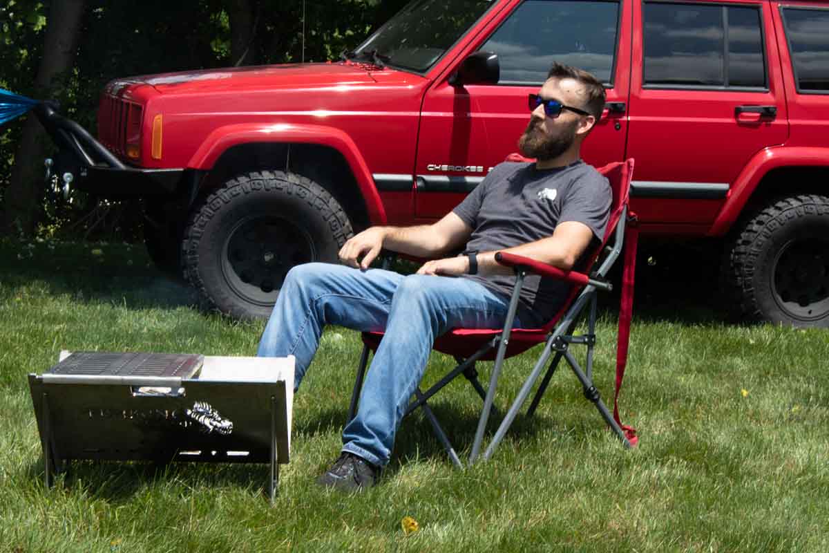 Fishbone Offroad Mobile Fire Pit FB21299