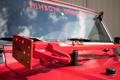 Fishbone Offroad Hi-Lift Jack Hood Mount for 1997-2006 Jeep Wrangler FB21313
