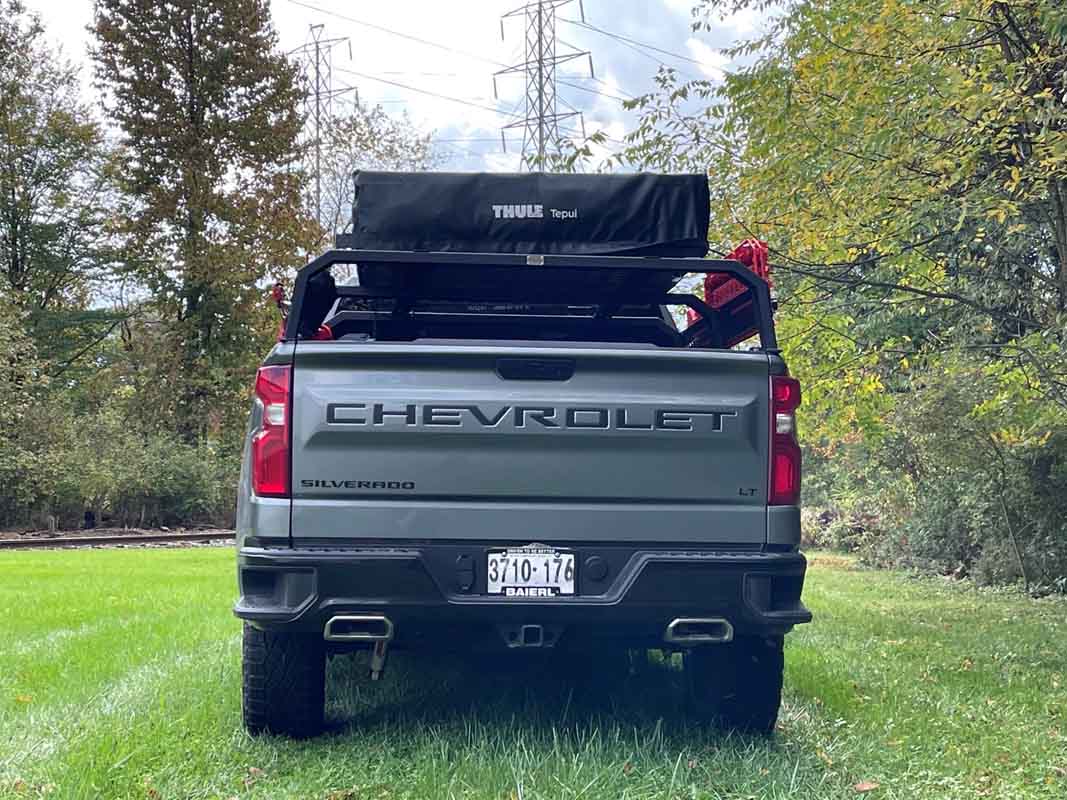 Fishbone Offroad Short Bed Half Height Tackle Rack for 1988 & Up GM Pickup FB21322