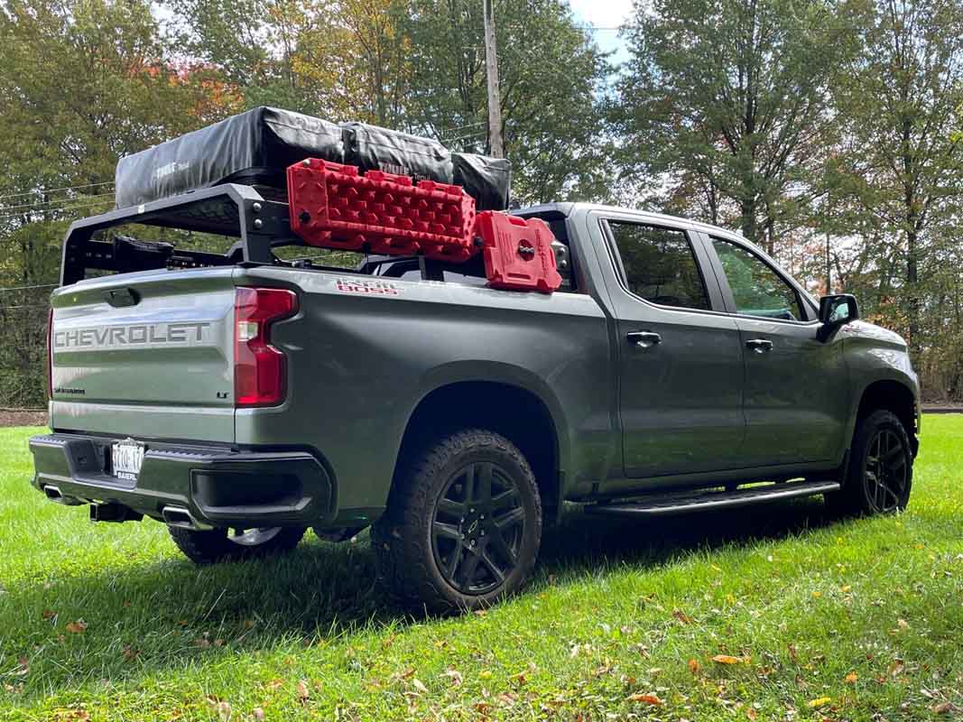 Fishbone Offroad Long Bed Half Height Tackle Rack for 1988 & Up GM Pickup FB21323