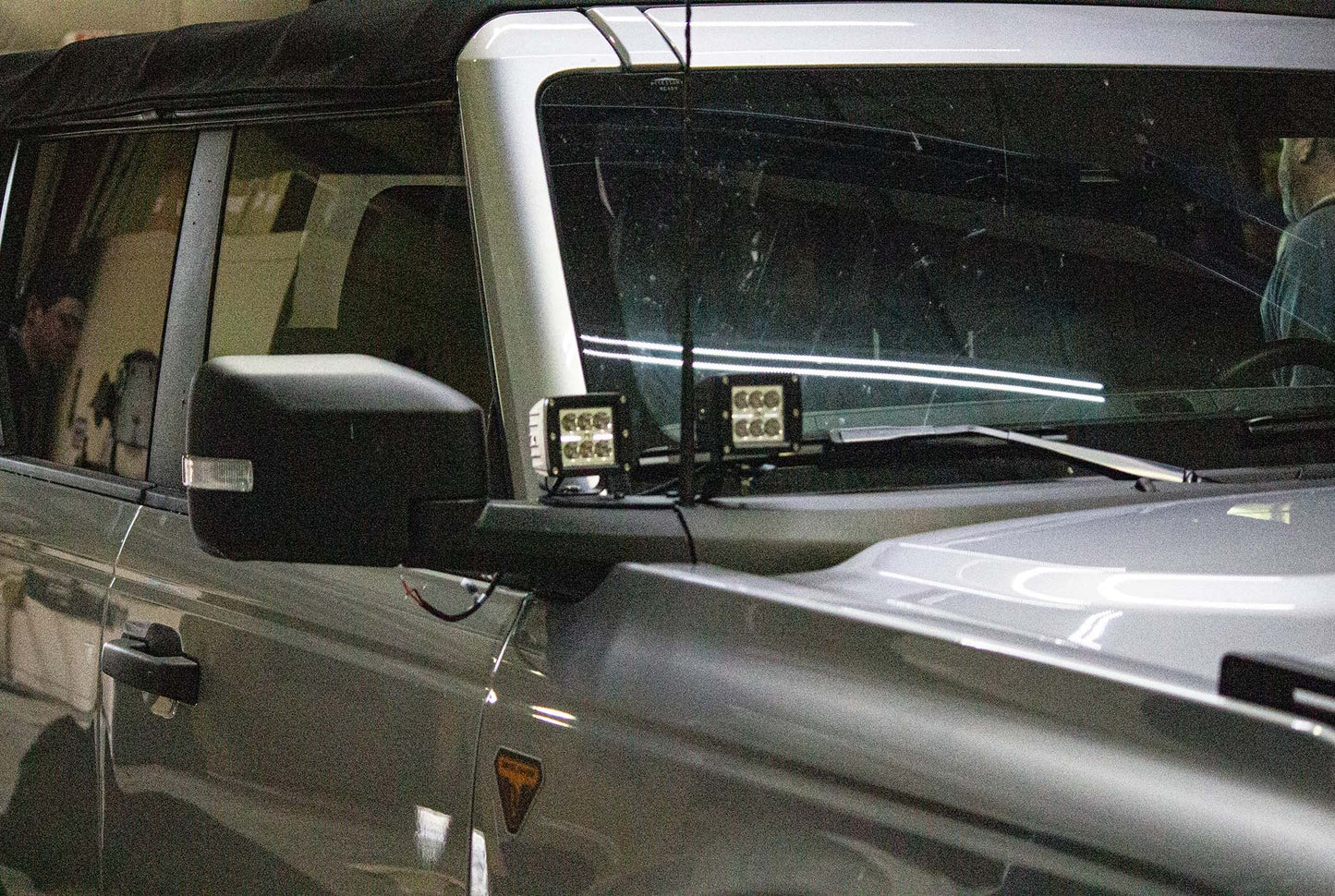 Fishbone Offroad Cowl Pod Light Bracket Set for 2022 & Up Ford Bronco FB21350