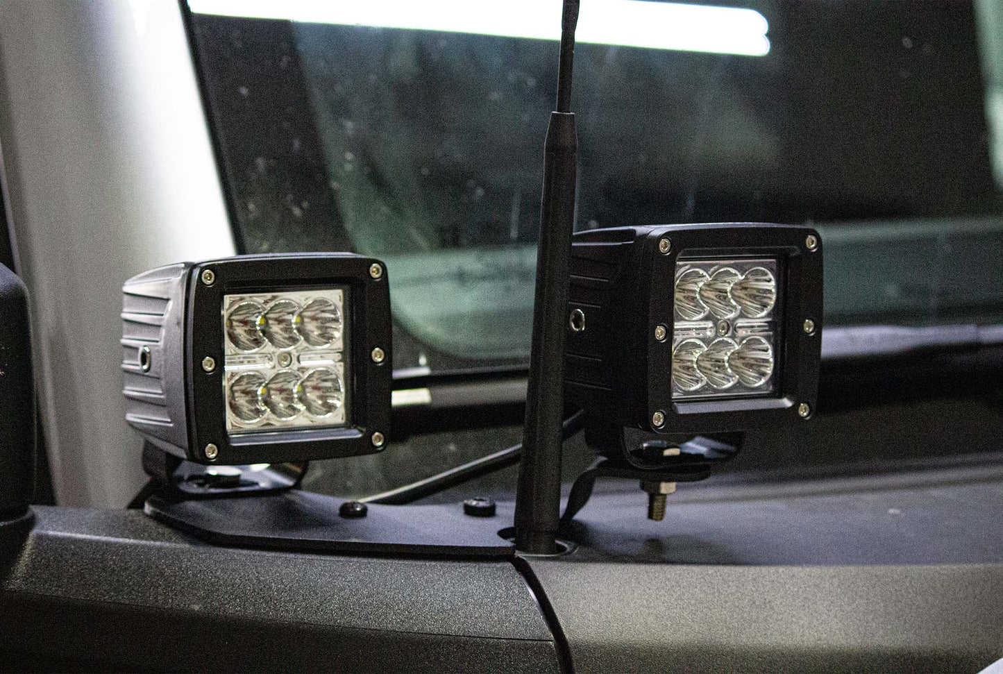 Fishbone Offroad Cowl Pod Light Bracket Set for 2022 & Up Ford Bronco FB21350