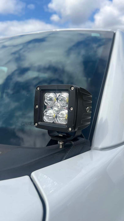 Fishbone Offroad Hood Light Pod Bracket for 2015-2023 F150/Raptor FB21353