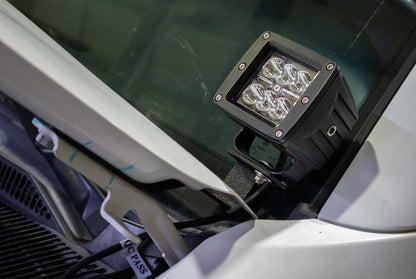 Fishbone Offroad Hood Light Pod Bracket for 2005-2015 Toyota Tacoma FB21355