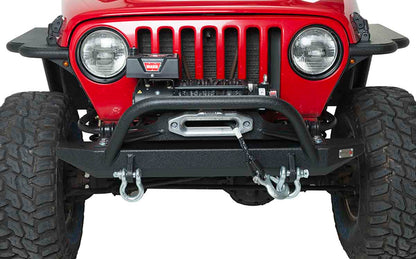 Fishbone Offroad Piranha Front Bumper with Winch Guard for 1987-2006 Jeep Wrangler FB22048