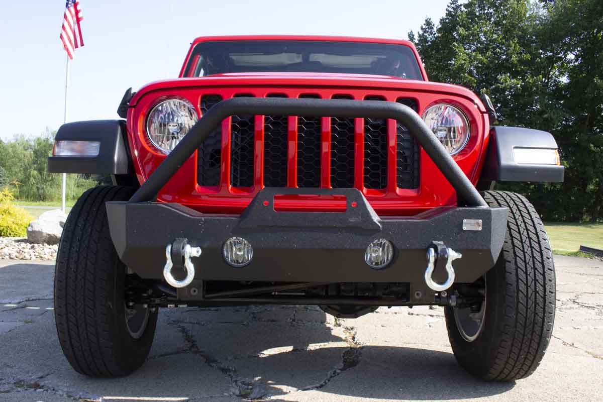 Fishbone Offroad Mako Front Bumper for 2018 & Up Jeep Wrangler/Gladiator FB22090