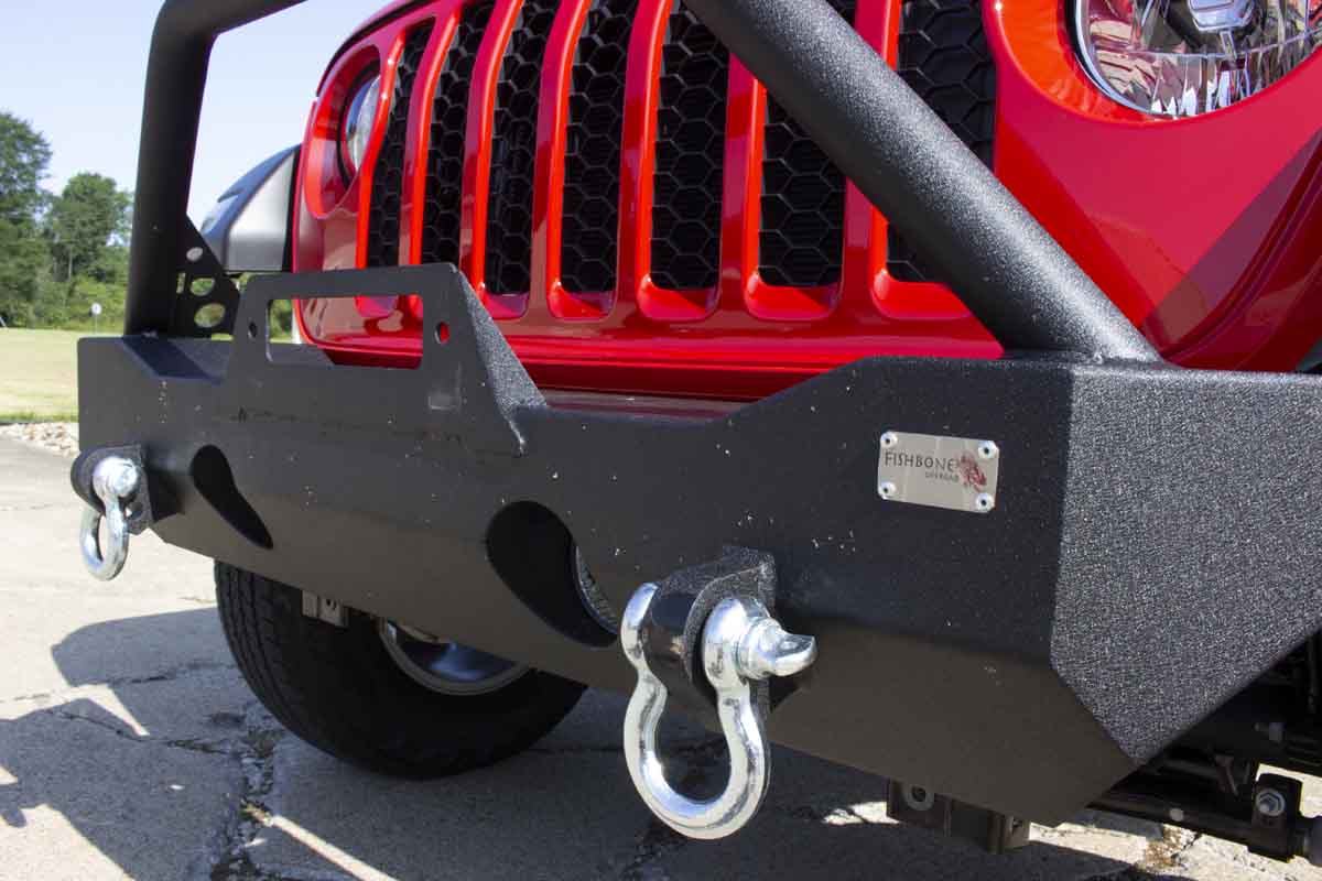 Fishbone Offroad Mako Front Bumper for 2018 & Up Jeep Wrangler/Gladiator FB22090