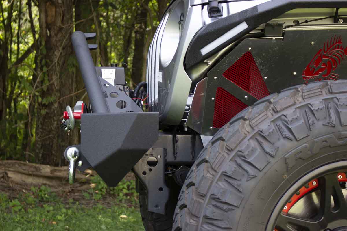 Fishbone Offroad Mako Front Bumper for 2018 & Up Jeep Wrangler/Gladiator FB22090