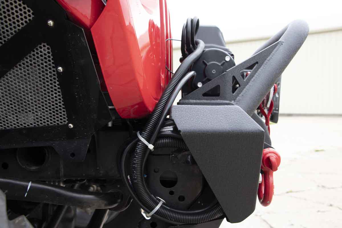 Fishbone Offroad Front Stubby Winch Bumper for 2018 & Up Jeep Wrangler/Gladiator FB22178