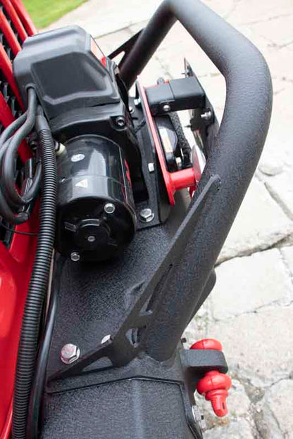 Fishbone Offroad Front Stubby Winch Bumper for 2018 & Up Jeep Wrangler/Gladiator FB22178