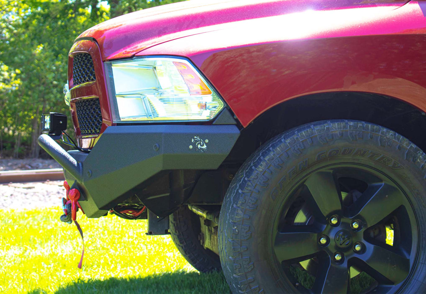 Fishbone Offroad Front Bumper for 2013 & Up Dodge Ram FB22397