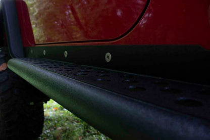 Fishbone Offroad Rock Slider with Tube Step for 2004-2006 Jeep Wrangler Unlimited FB23085